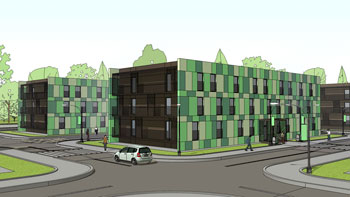 Проект 3-х этажного дома по программе Социальное жилье (Арт. 0031)