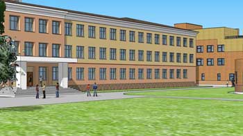Проект реконструкции общеобразовательной школы (г. Москва) (Арт. 0052)